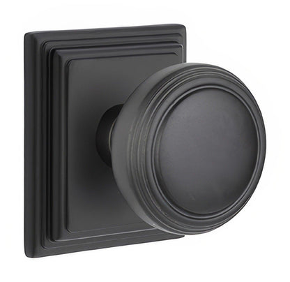 Emtek 8561NWUS Norwich Knob Dummy Pair with Wilshire Rose.