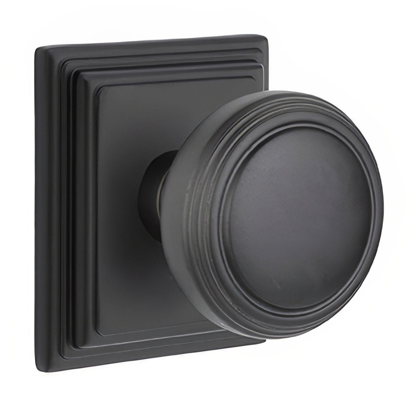 Emtek 8561NWUS Norwich Knob Dummy Pair with Wilshire Rose