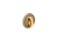 Emtek Rope Style Designer Brass One-Sided Deadbolt.