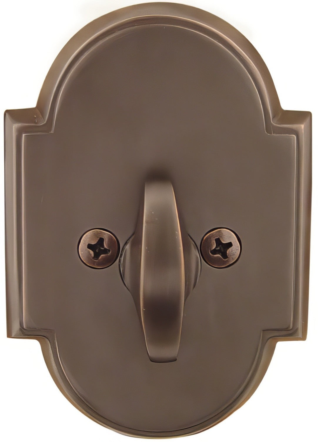 Emtek #8 Style Brass Modern One-Sided Deadbolt