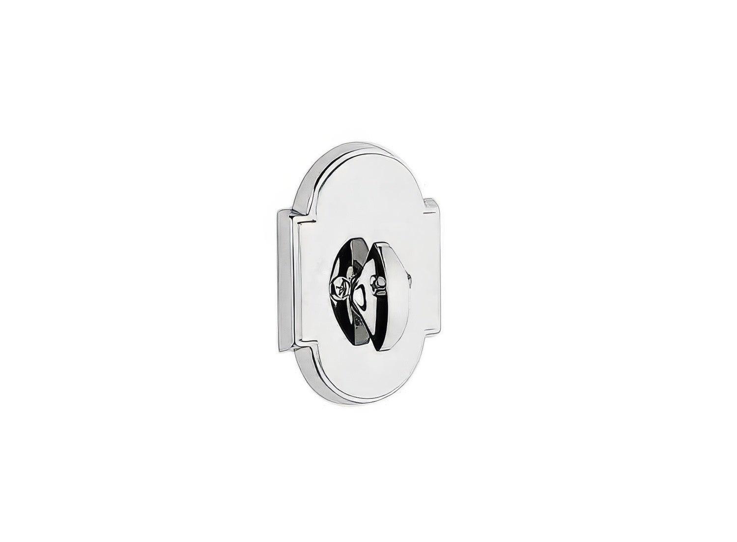 Emtek #8 Style Brass Modern One-Sided Deadbolt.