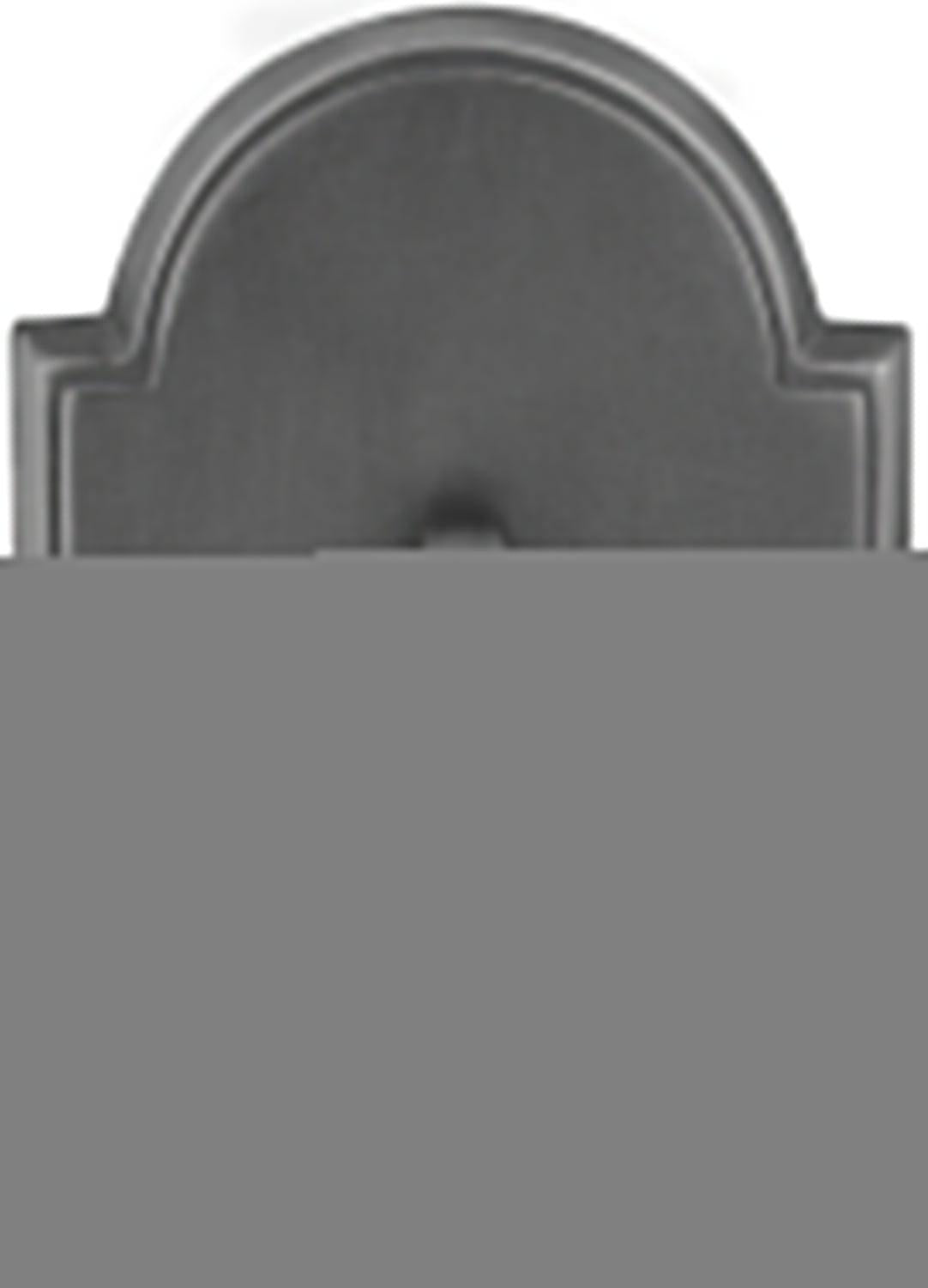 Emtek #8 Style Brass Modern One-Sided Deadbolt.