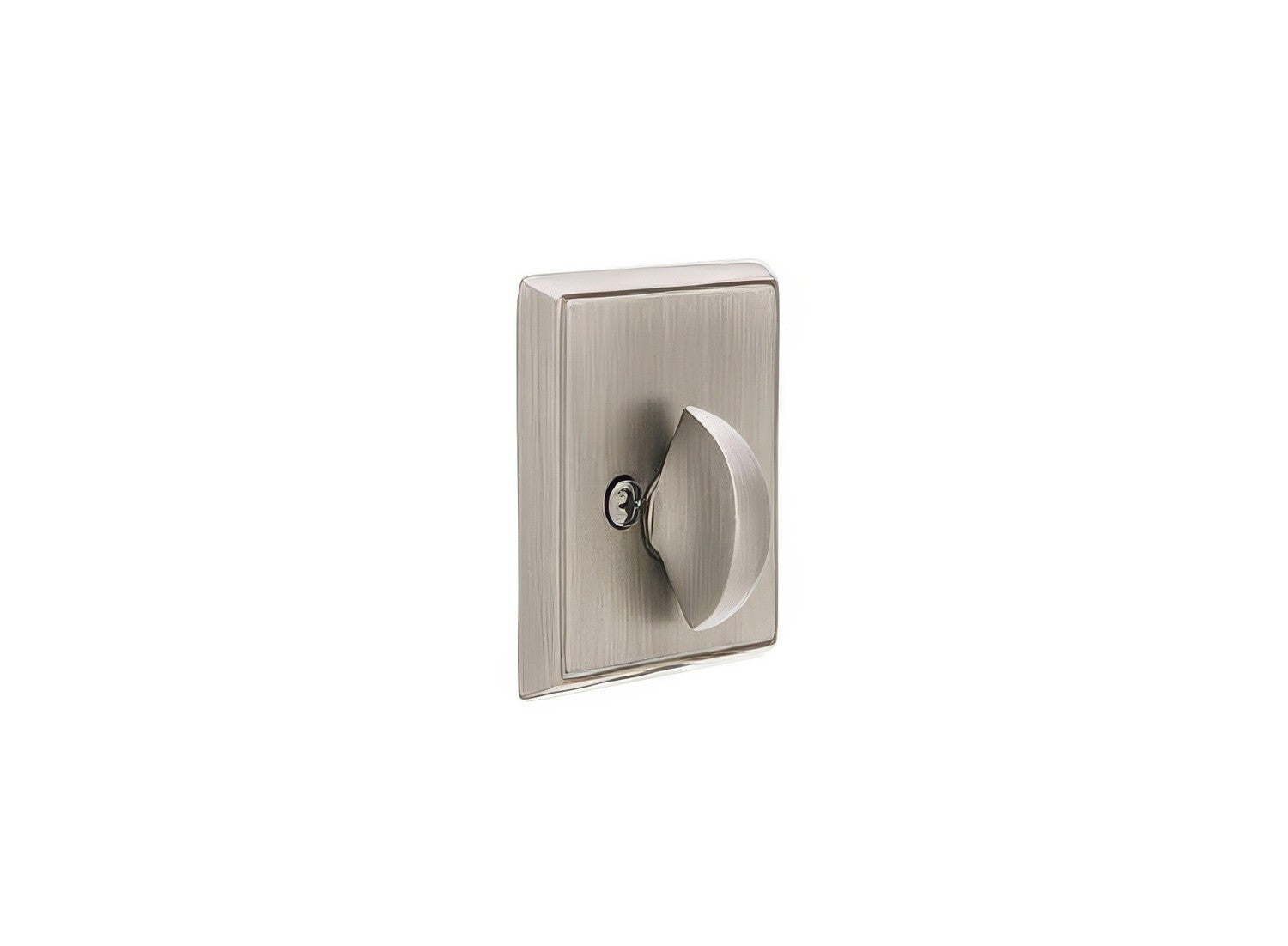 Emtek Rectangular Style Brass Modern One-Sided Deadbolt