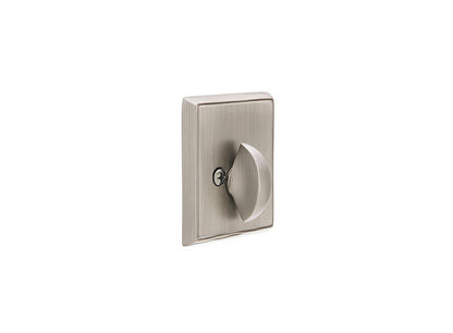Emtek Rectangular Style Brass Modern One-Sided Deadbolt