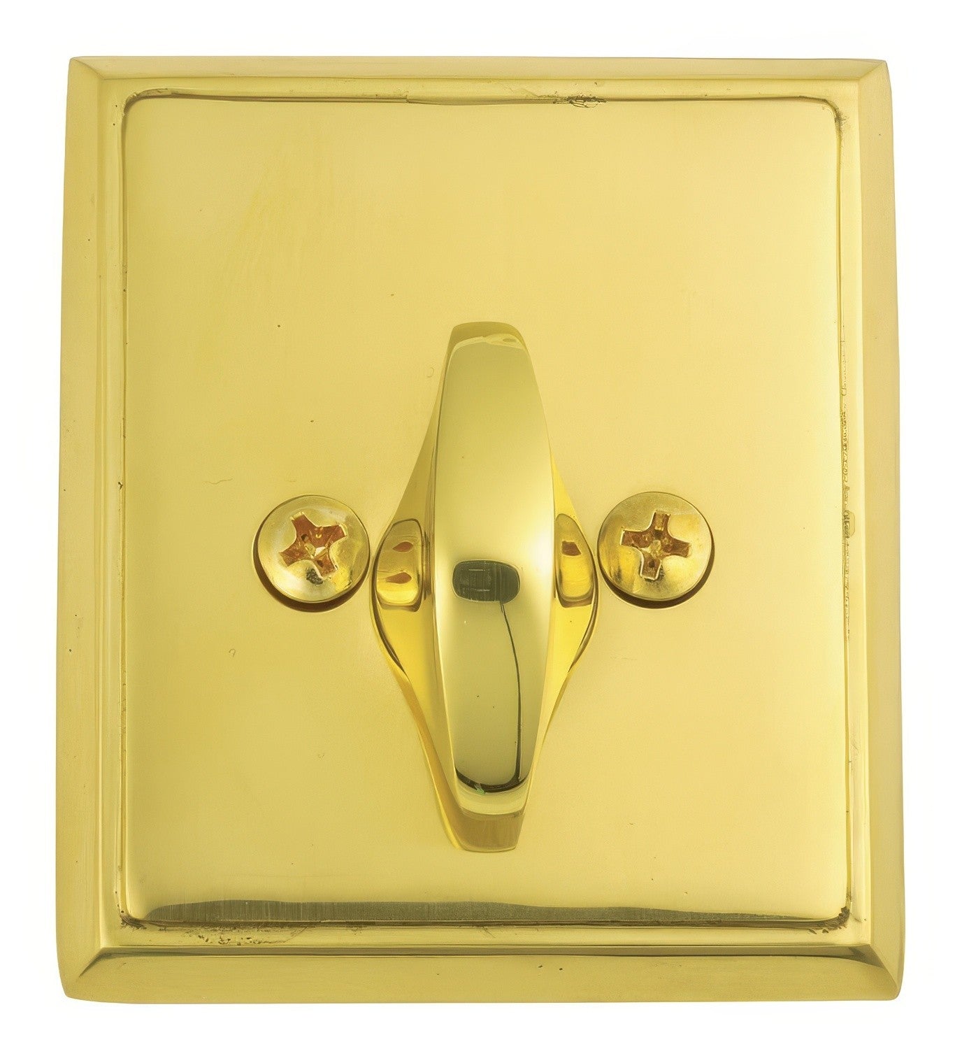 Emtek Rectangular Style Brass Modern One-Sided Deadbolt
