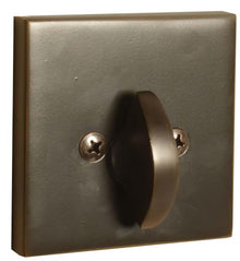 Emtek 8569US Square Style Brass Modern One-Sided Deadbolt.
