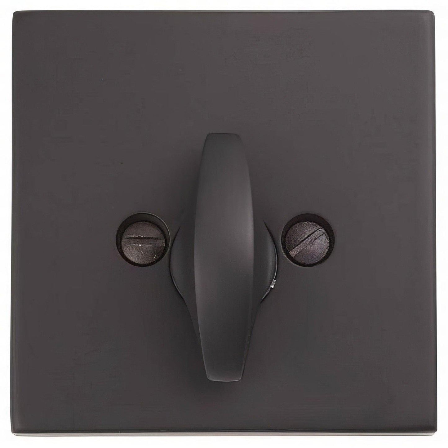 Emtek 8569US Square Style Brass Modern One-Sided Deadbolt.