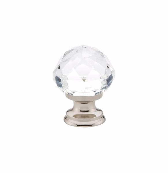 Emtek 86003US14 Diamond 1" Cabinet Knob Polished Nickel Lifetime Finish.