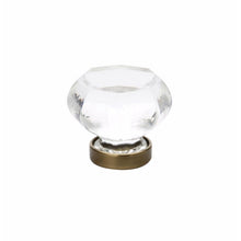 Emtek 86010US7 Old Town Clear 1" Cabinet Knob French Antique Brass Finish.
