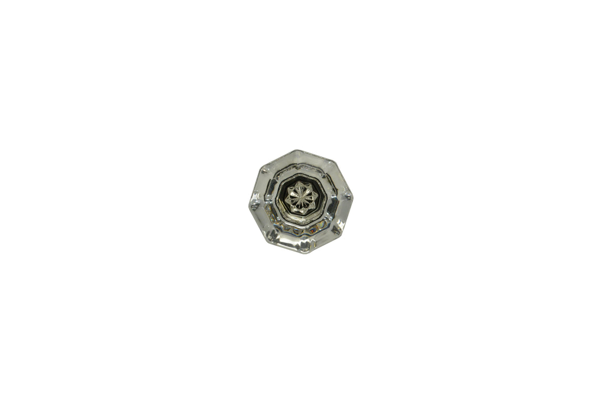 Emtek 86011US10B Old Town Clear 1-1/4" Cabinet Knob Oil Rubbed Bronze Finish.