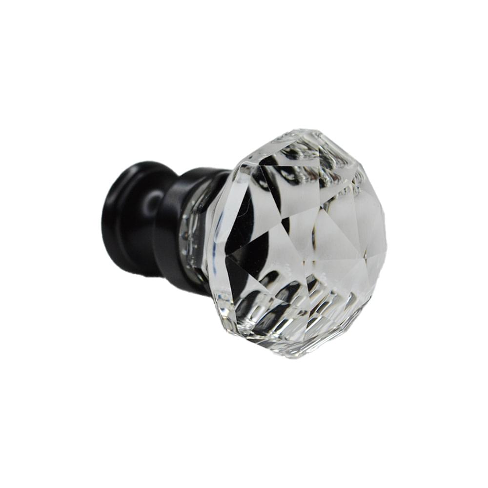 Emtek 86012US10B Diamond 1-1/4" Cabinet Knob Oil Rubbed Bronze Finish.