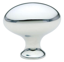 Emtek 86016US26 Egg 1-1/4" Cabinet Knob Polished Chrome Finish.