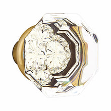 Emtek 86028US7 Old Town Clear 1-3/4" Cabinet Knob French Antique Brass Finish.