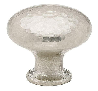 Emtek 86037US15 Round Dimpled 1-1/4" Cabinet Knob Satin Nickel Finish.