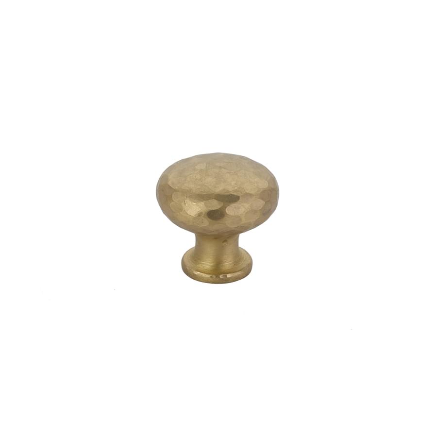 Emtek 86037US15 Round Dimpled 1-1/4" Cabinet Knob Satin Nickel Finish.