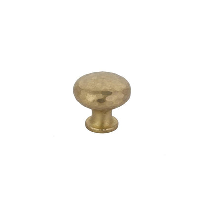 Emtek 86037US15 Round Dimpled 1-1/4" Cabinet Knob Satin Nickel Finish.