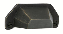 Emtek 86050MB Bronze Bin Cabinet Pull with 4" Center To Center Medium Bronze Finish.