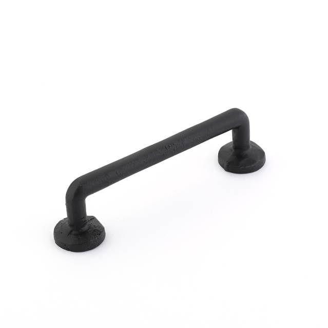 Emtek 86056FB Bronze Rod Cabinet Pull with 4" Center To Center Flat Black Bronze Finish.