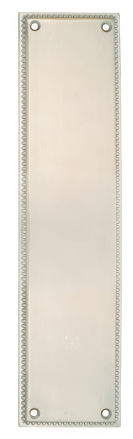 Emtek Designer Brass 12" Height Solid Brass Knoxville Push Plate