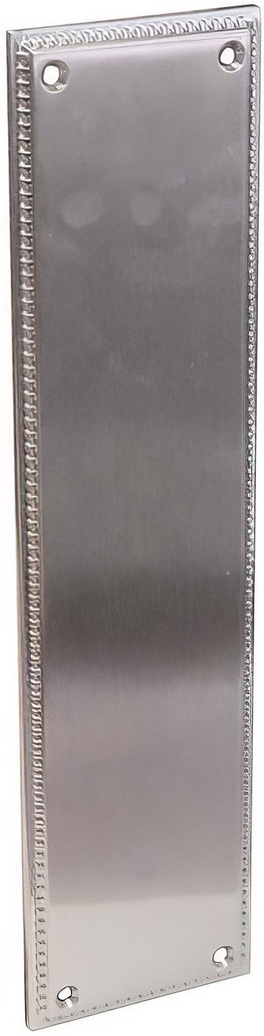 Emtek Designer Brass 12" Height Solid Brass Knoxville Push Plate