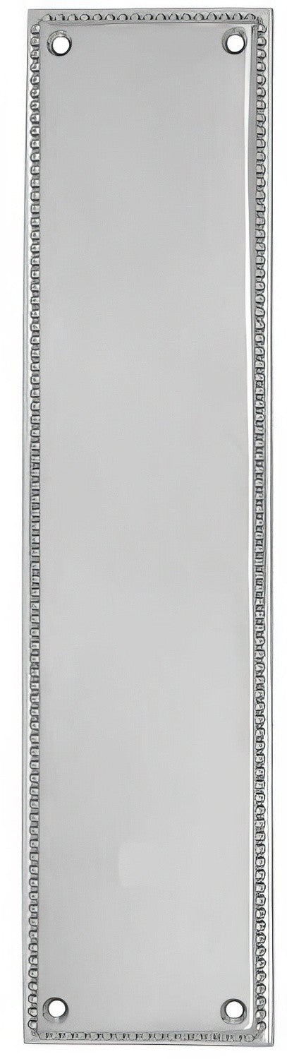 Emtek Designer Brass 12" Height Solid Brass Knoxville Push Plate