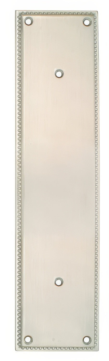 Emtek 12" Height Solid Brass Knoxville Pull Plate - Plate Only