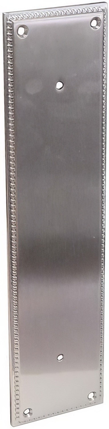 Emtek 12" Height Solid Brass Knoxville Pull Plate - Plate Only