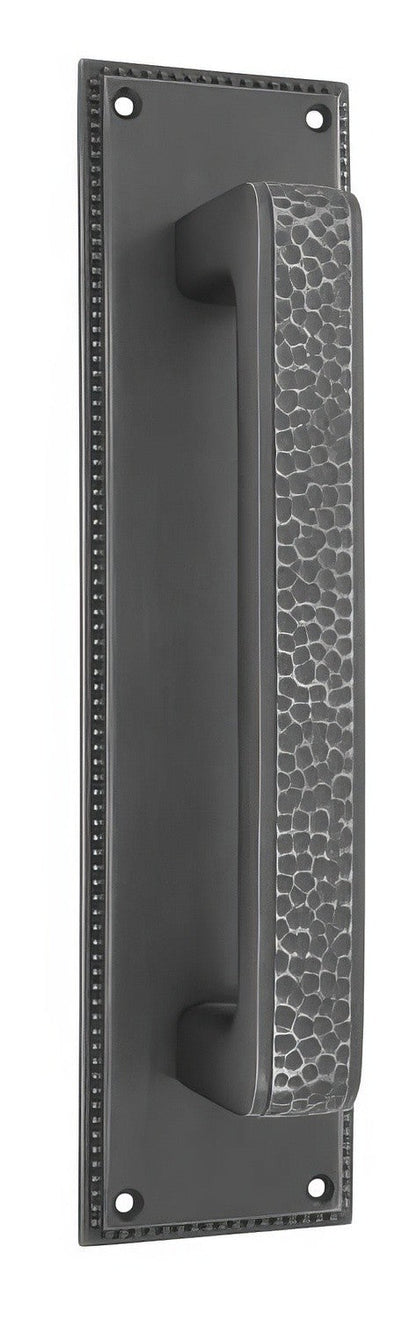 Emtek 12" Height Solid Brass Knoxville Pull Plate - Plate Only