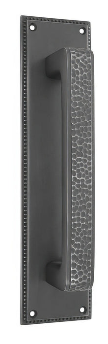 Emtek 12" Height Solid Brass Knoxville Pull Plate - Plate Only