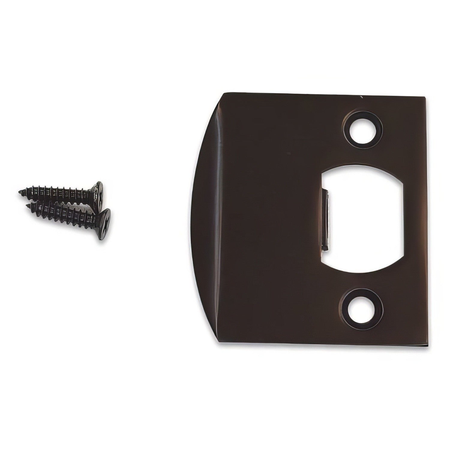 Emtek 86086US Solid Brass Extended Lip Strike with Screw Set