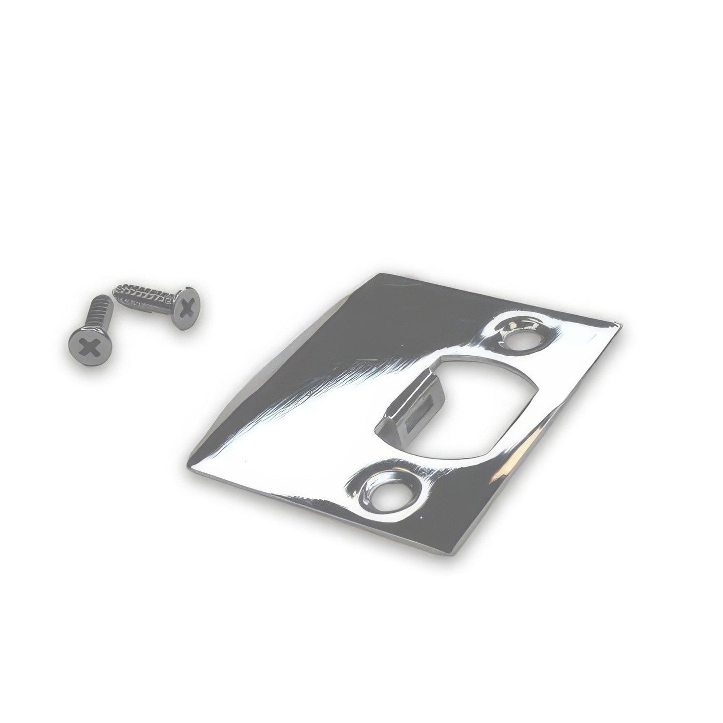 Emtek 86086US Solid Brass Extended Lip Strike with Screw Set