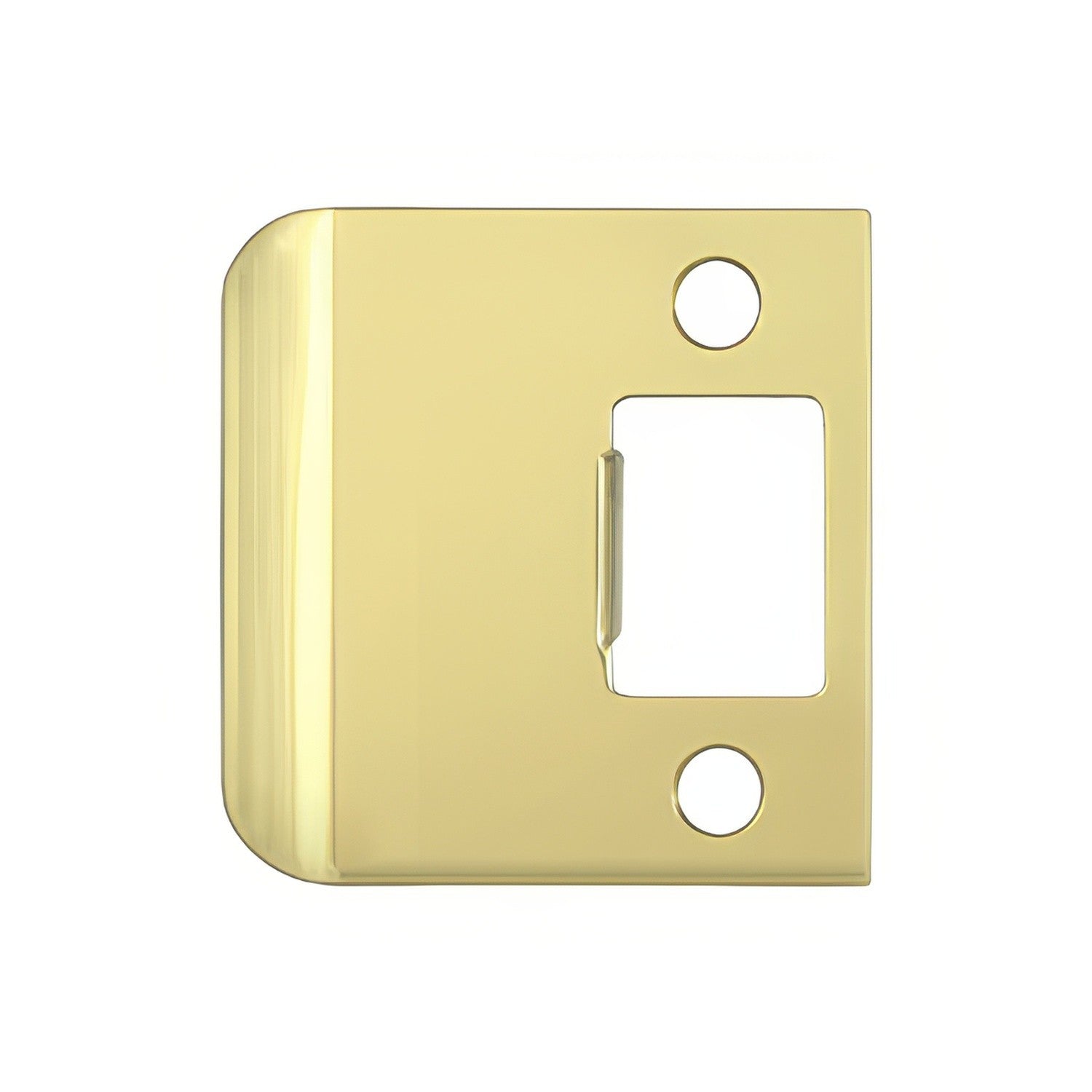 Emtek 86086US Solid Brass Extended Lip Strike with Screw Set.