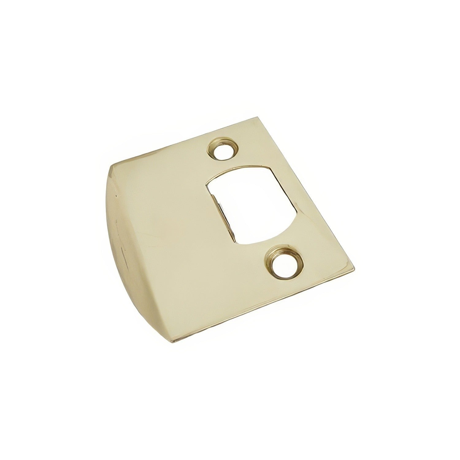 Emtek 86086US Solid Brass Extended Lip Strike with Screw Set.