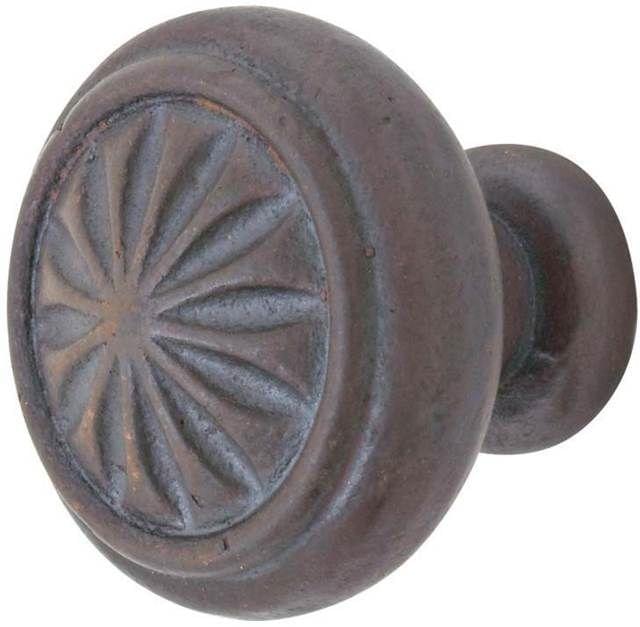 Emtek 86091MB Tuscany Round 1" Cabinet Knob Medium Bronze Finish.