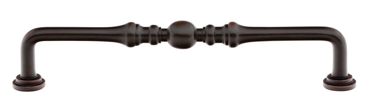 Emtek 86130US10B Spindle Cabinet Pull with 4" Center To Center Oil Rubbed Bronze Finish.