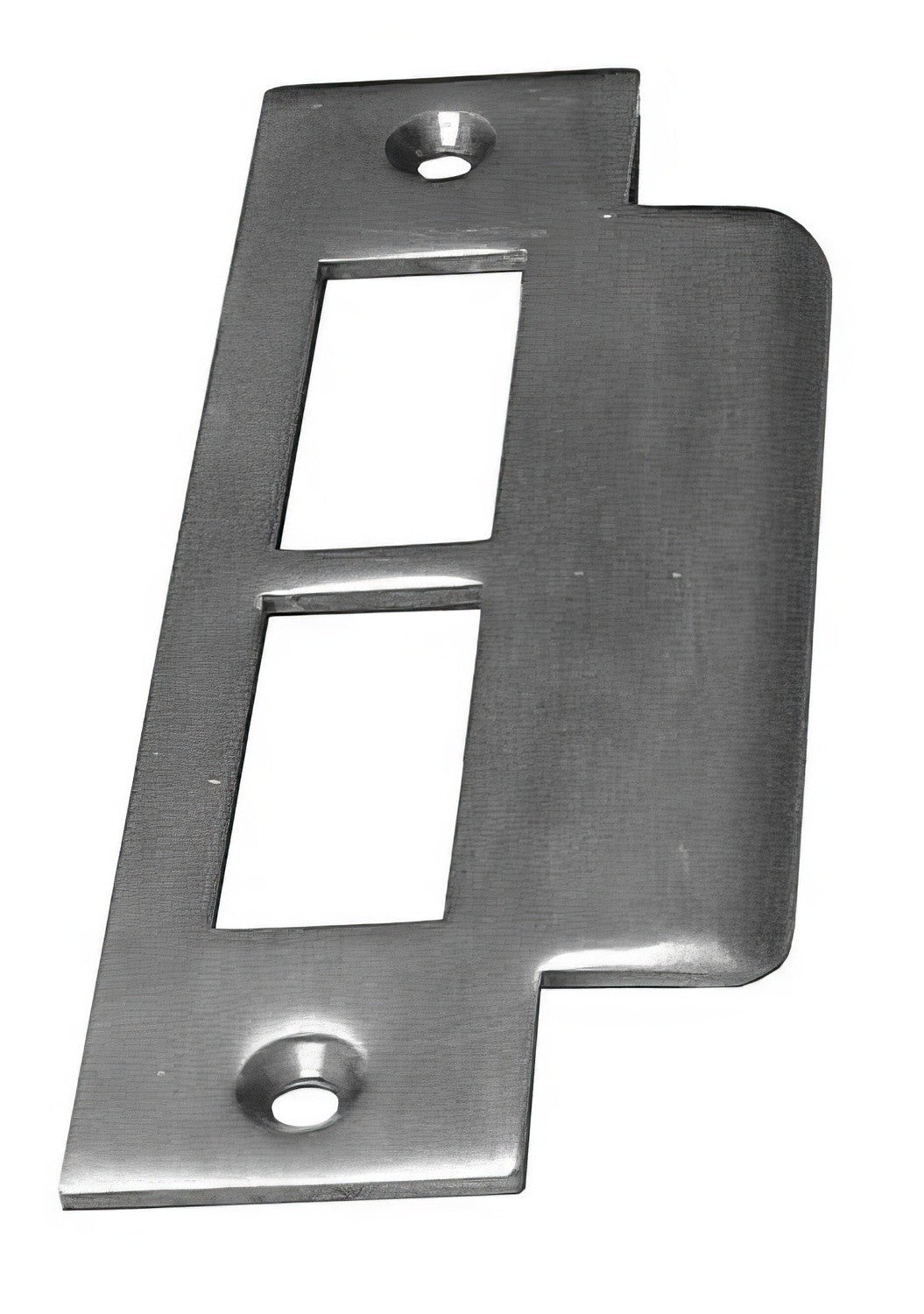 Emtek 4-7/8" X 1-7/8" Solid Brass Full-Lip Mortise Strikeplate with Understrikeplate and Screws