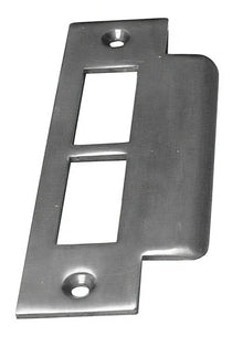 Emtek 4-7/8" X 1-7/8" Solid Brass Full-Lip Mortise Strikeplate with Understrikeplate and Screws