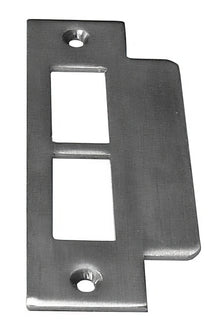 Emtek 4-7/8" X 1-7/8" Solid Brass Flat Mortise Strikeplate with Understrikeplate and Screws