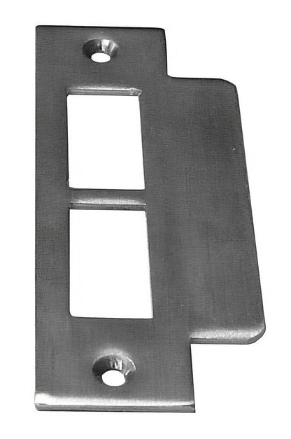 Emtek 4-7/8" X 1-7/8" Solid Brass Flat Mortise Strikeplate with Understrikeplate and Screws