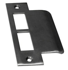 Emtek 4-7/8" X 2-1/2" Solid Brass Extended Mortise Strikeplate with Understrikeplate and Screws