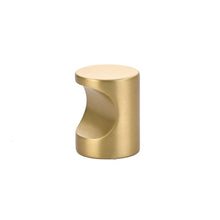 Emtek 86151US4 Large Modern Finger Cabinet Pull Satin Brass Finish.