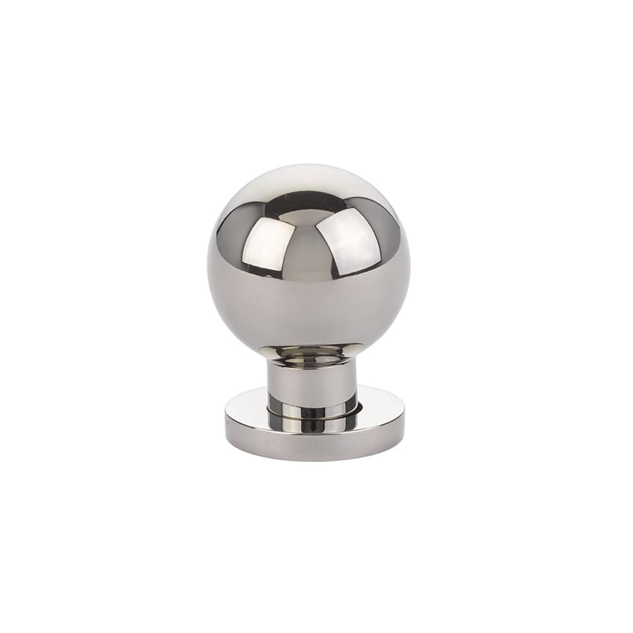 Emtek 86152US14 Modern Globe 1" Cabinet Knob Polished Nickel Lifetime Finish.