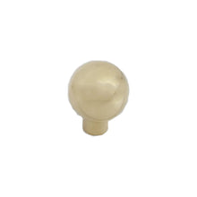 Emtek 86152US3NL Modern Globe 1" Cabinet Knob Unlacquered Brass Finish.