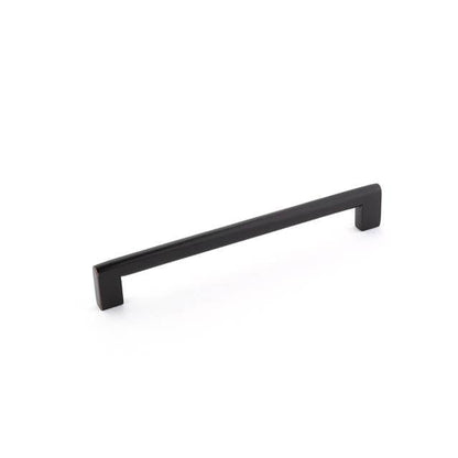 Emtek 86165US10B Trail Cabinet Pull with 8" Center To Center Oil Rubbed Bronze Finish.