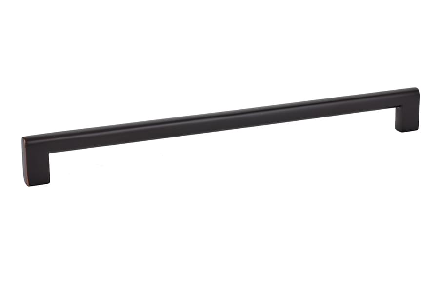 Emtek 86166US10B Trail Cabinet Pull with 12" Center To Center Oil Rubbed Bronze Finish.