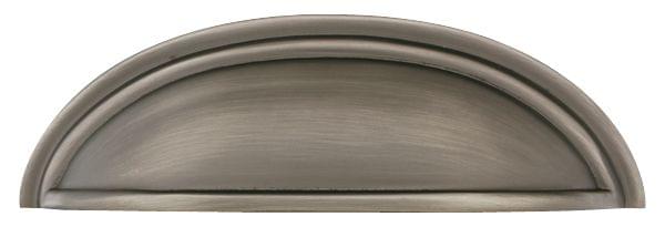 Emtek 86173US10B Cup Cabinet Pull with 4" Center To Center Oil Rubbed Bronze Finish.