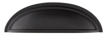 Emtek 86173US10B Cup Cabinet Pull with 4" Center To Center Oil Rubbed Bronze Finish.