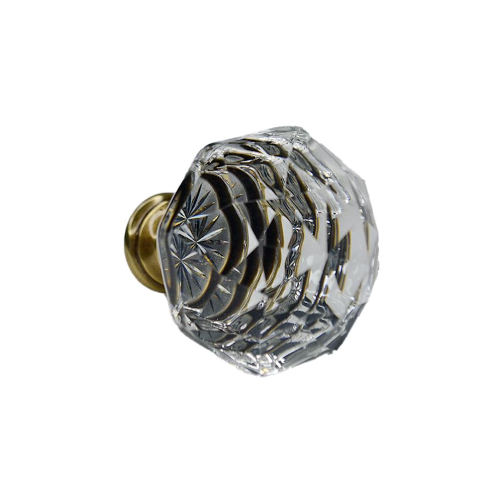 Emtek 86209US7 Diamond 1.75" Wardrobe Knob French Antique Brass Finish.