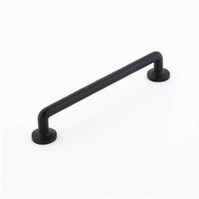 Emtek 86253FB Bronze Rod Cabinet Pull with 6" Center To Center Flat Black Bronze Finish.