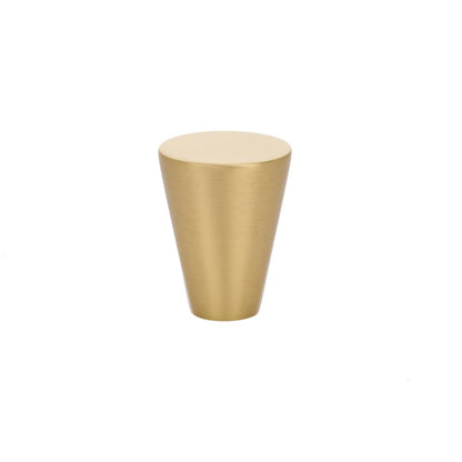 Emtek 86261US19 Cone 1" Cabinet Knob Flat Black Finish.